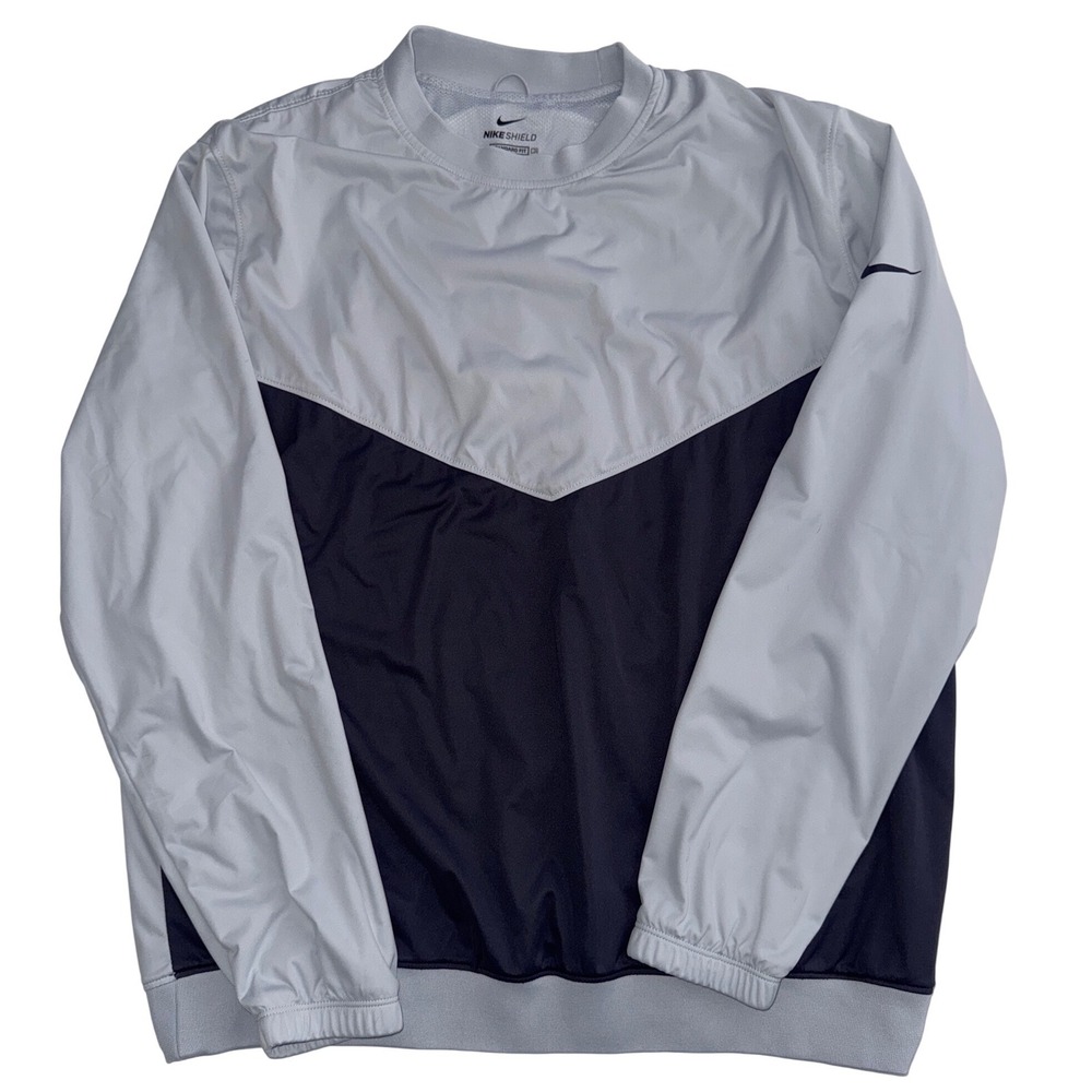 Nike Men’s Two-Tone Performance Jacket - Light Gray & Black